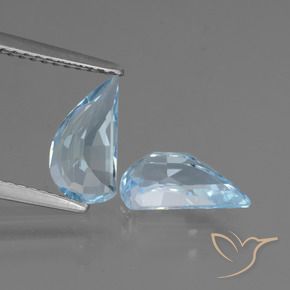 Gemas de Topacio Azul Cielo natural de 2.57 ct, Elegante, VVS