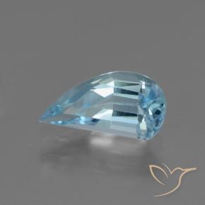 Topacio Azul Cielo natural de 1.36 ct, Elegante, VVS
