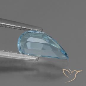 Topacio Azul Cielo natural de 1.36 ct, Elegante, VVS
