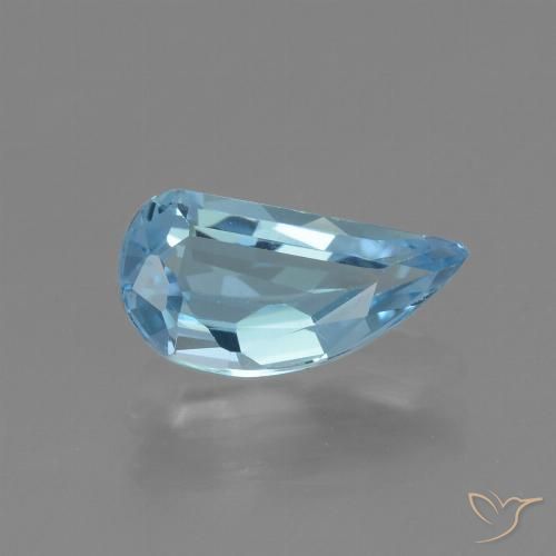 1.41ct Natural Azul Cielo Topacio, Elegante, VVS