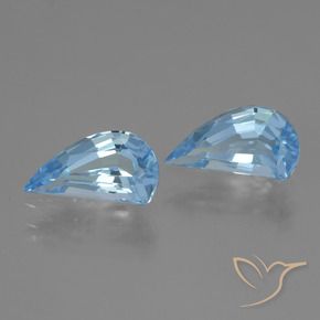 Gemas de Topacio Azul Cielo natural de 2.71 ct, Elegante, VVS