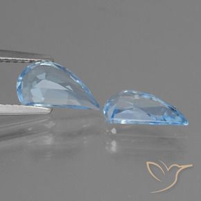 Gemas de Topacio Azul Cielo natural de 2.71 ct, Elegante, VVS-VS