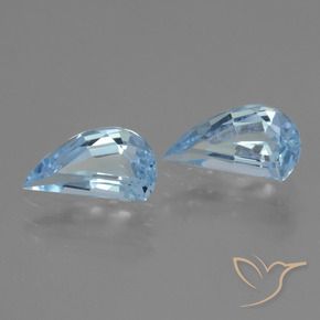 Gemas de Topacio Azul Cielo natural de 2.82 ct, Elegante, VVS