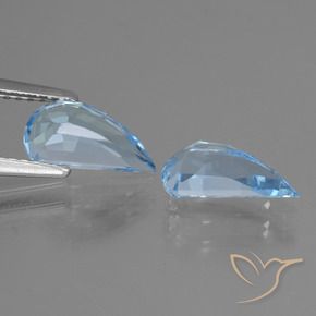 Gemas de Topacio Azul Cielo natural de 2.58 ct, Elegante, VVS