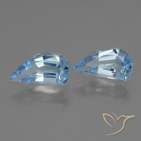 Gemas de Topacio Azul Cielo natural de 2.63 ct, Elegante, VVS