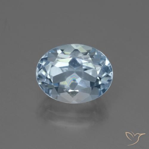 2.48ct Natural Azul Cielo Topacio, Ovalada, VVS-VS