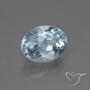 Topacio Azul Cielo natural de 2.48 ct, Ovalada, VVS-VS