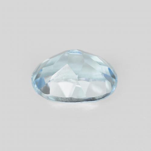 Topacio Celeste natural de 2.57 ct, Ovalada, VVS-VS