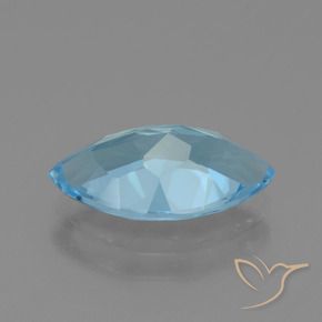 Topacio Azul Cielo natural de 3.80 ct, Marquesa, VVS