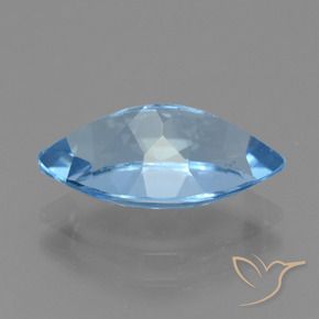 Topacio Azul Suizo natural de 4.16 ct, Marquesa, VVS