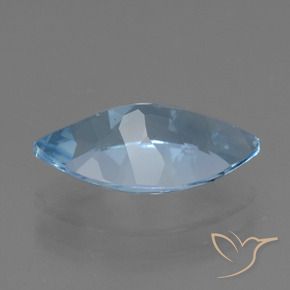 Topacio Azul Cielo natural de 3.87 ct, Marquesa, VVS-VS