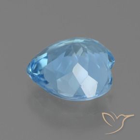 Topacio Azul Cielo natural de 2.76 ct, Corazón, VVS