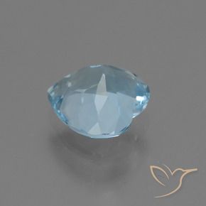 Topacio Azul Cielo natural de 2.83 ct, Corazón, VVS