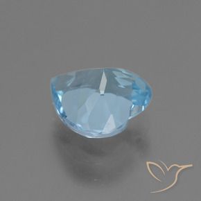 Topacio Azul Cielo natural de 2.91 ct, Corazón, VVS