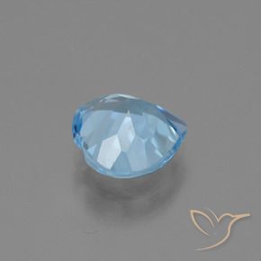 Topacio Azul Cielo natural de 2.84 ct, Corazón, VS