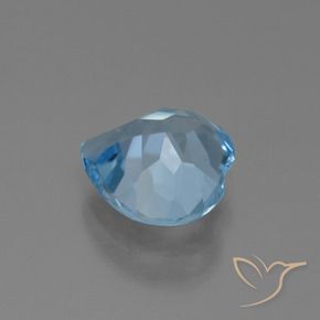 Topacio Azul Cielo natural de 2.72 ct, Corazón, VVS