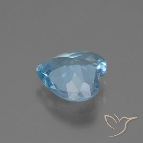 Topacio Azul Cielo natural de 2.31 ct, Corazón, VVS