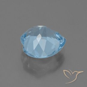 Topacio Azul Cielo natural de 3.19 ct, Corazón, VVS