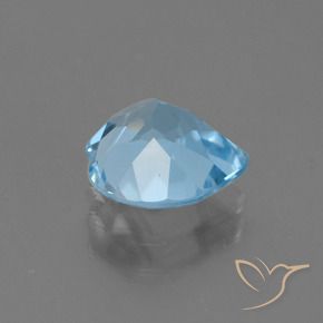 Topacio Azul Cielo natural de 2.71 ct, Corazón, VVS