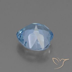 Topacio Azul Cielo natural de 2.92 ct, Corazón, VVS