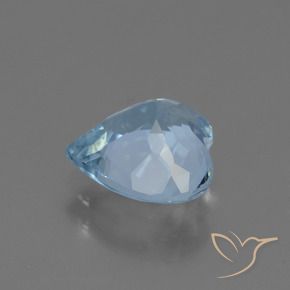 Topacio Azul Cielo natural de 2.66 ct, Corazón, VVS