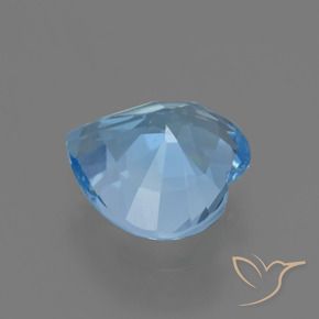 Topacio Azul Cielo natural de 2.88 ct, Corazón, VVS