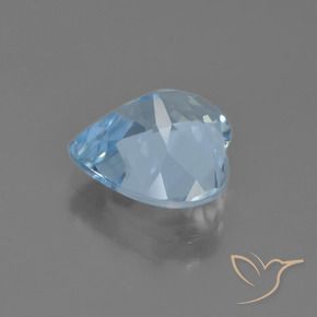 Topacio Azul Cielo natural de 4.04 ct, Corazón, VS