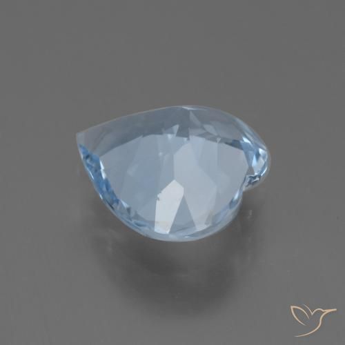 Topacio Azul Cielo natural de 3.49 ct, Corazón, VVS