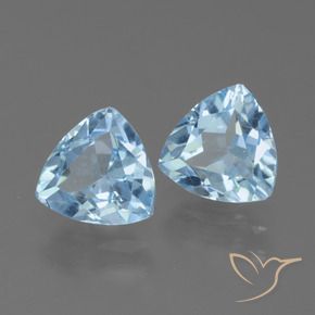 Gemas de Topacio Azul Cielo natural de 2.80 ct, Trillón, VS