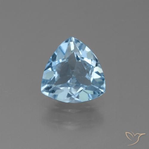 1.14ct Natural Azul Cielo Topacio, Trillón, VS