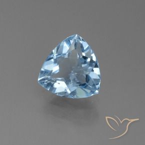 Topacio Azul Cielo natural de 1.14 ct, Trillón, VS