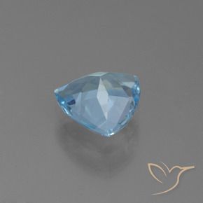 Topacio Azul Cielo natural de 1.14 ct, Trillón, VS