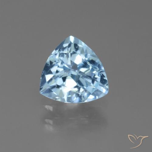 1.42ct Natural Azul Cielo Topacio, Trillón, VS