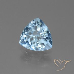 Topacio Azul Cielo natural de 1.42 ct, Trillón, VS