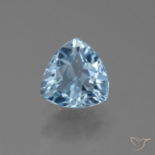 1.32ct Natural Azul Cielo Topacio, Trillón, VS