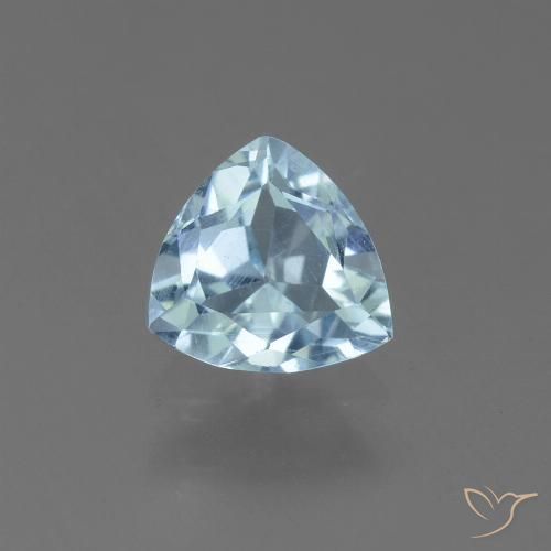 Topacio Azul Cielo natural de 1.17 ct, Trillón, VS