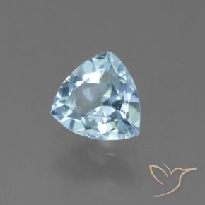 Topacio Azul Cielo natural de 1.17 ct, Trillón, VS