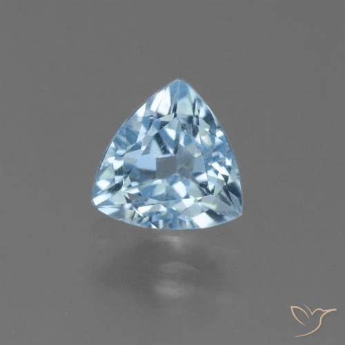 1.34ct Natural Azul Cielo Topacio, Trillón, VS