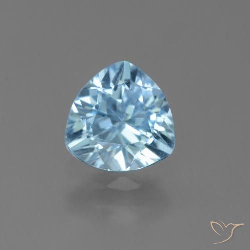 1.32ct Natural Azul Cielo Topacio, Trillón, VS