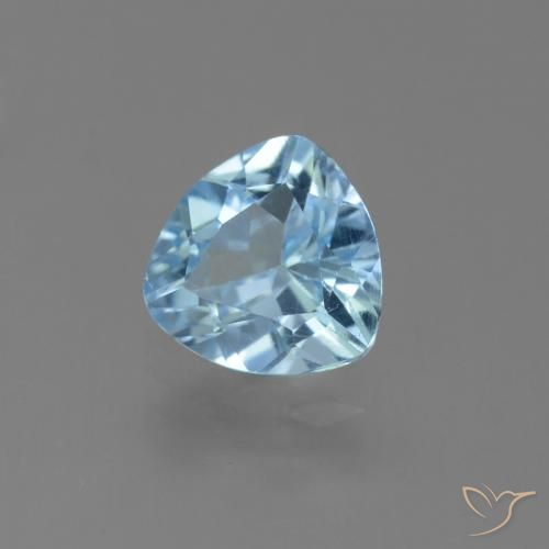 Topacio Azul Cielo natural de 1.32 ct, Trillón, VS