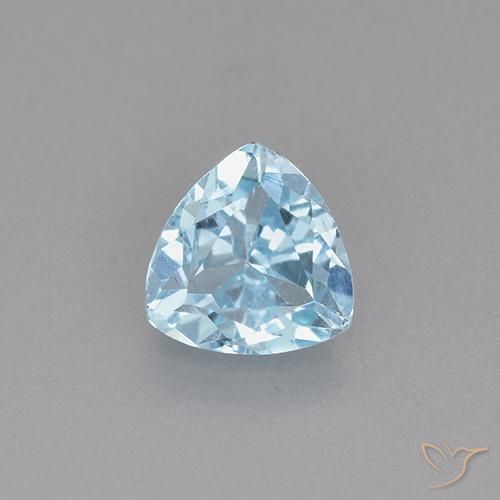 1.45ct Natural Azul Cielo Topacio, Trillón, VS
