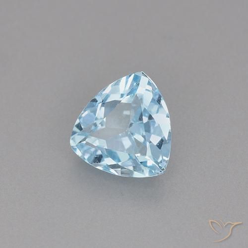 Topacio Azul Cielo natural de 1.45 ct, Trillón, VS