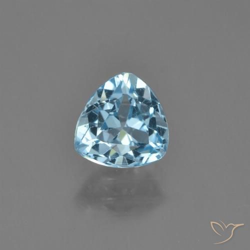 1.46ct Natural Azul Suizo Topacio, Trillón, VS