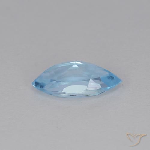Topacio Azul Cielo natural de 1.36 ct, Marquesa, VVS-VS