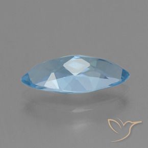 Topacio Azul Cielo natural de 3.59 ct, Marquesa, VVS