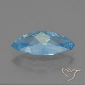 Topacio Azul Suizo natural de 3.50 ct, Marquesa, VS