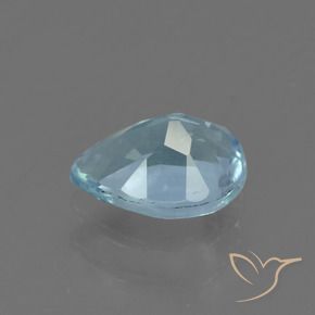 Topacio Azul Cielo natural de 0.94 ct, En forma de pera, VS