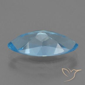 Topacio Azul Suizo natural de 3.80 ct, Marquesa, VS