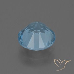Topacio Azul Cielo natural de 2.46 ct, Redondo, VS