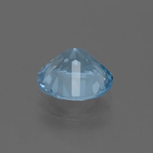 Topacio Azul Suizo natural de 2.23 ct, Redondo, VS